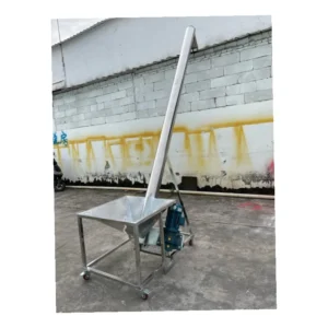 Automatic Incline Screw Conveyor Auger Feeder Stainless Steel 304/316 Dispenser for Dry Powder Salt Food Manufacturing Plant