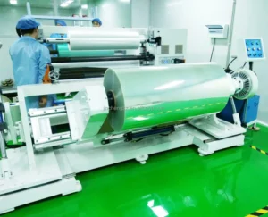 Automatic Jumbo Roll PET PVC PE TPU Film and Paper Laminating Slitting Rewinding Machine