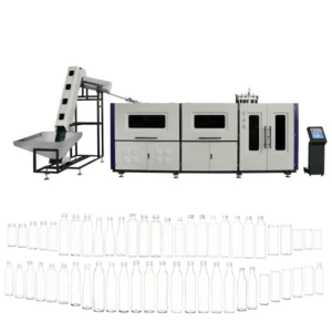 Automatic Mitsubishi PLC Blow Molding Machine SEGD 6 2L PET Bottles SMC Engine Motor Bearing Pump 8000kN Clamping Force FESTO 1
