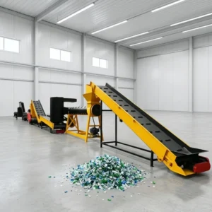 Automatic PET Bottle Recycling Washing Line with Hot Washer and Label Remover Plastic Waste PET Bottle Washing Line