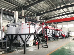 Automatic PET Bottle Washing Line 3000kg Per Hour for Plastic Bottle Recycling Plant