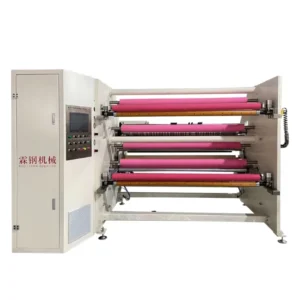 Automatic PLC Controlled Schneider Engine Laminating Slitting Machine Delta Magnetic Brake Wood Double Sided PET Release Paper