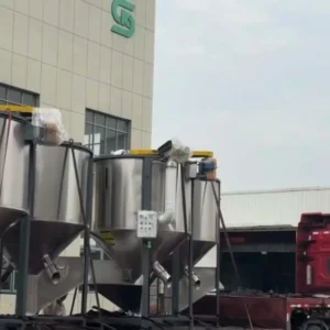 Automatic PMMA PC PE PET PP BOPP Resin Pellets Color Mixer with Customizable Color for Injection Molding Machine