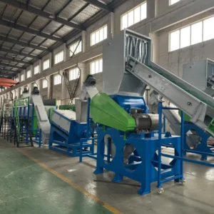 Automatic PP PE Bag Film Recycling Washing Machine with Dewatering System for Construction Industry