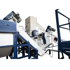 Automatic PP PE Film Recycling Production Line Dewatering Machine High Capacity Waste Plastic Crushing Washing Pelletizing