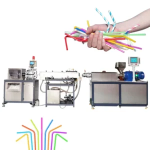 Automatic PP PE Juice Plastic Drinking Straw Making Machine and Cutting Machine