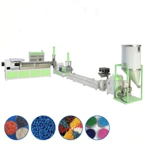 Automatic PP PE Plastic Waste Single Double Stage Water Ring Strand Pelletizing Machine Granulator Production Line