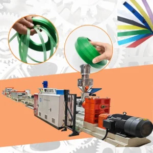 Automatic PP PET Polyester Strap Making Machine PLC Control Plastic Extruders Production Line for Monofilament 300kg/h Output