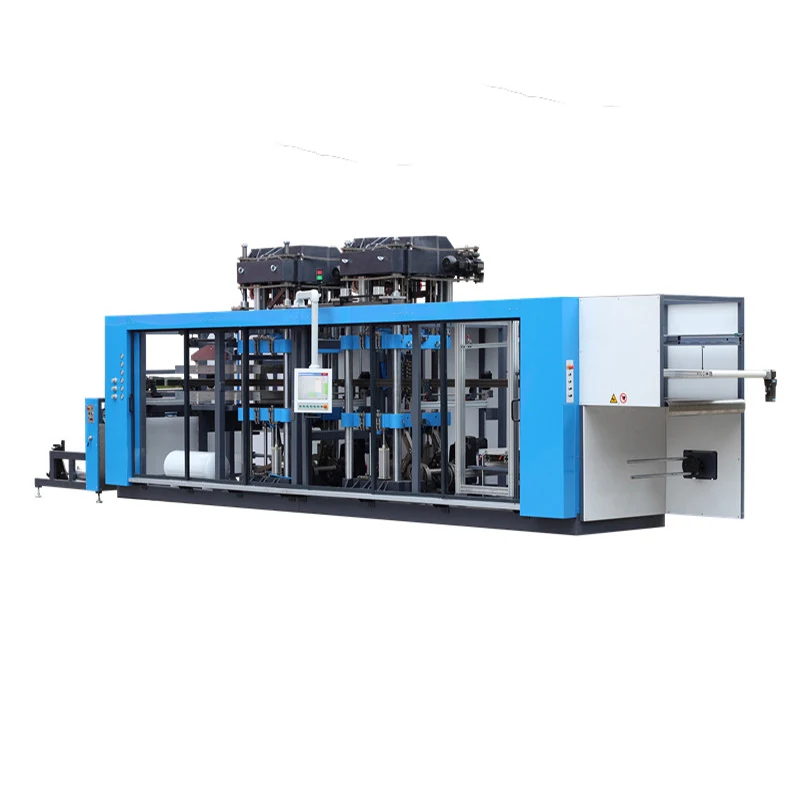 Automatic PVC Blister Vacuum Forming Machine Fast Food PP Box and Food Package Plastic Thermoforming Machines
