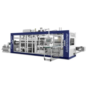 Automatic PVC PP PET Blister Plastic Fruit Tray Cake Box Lunch Container Forming Machine