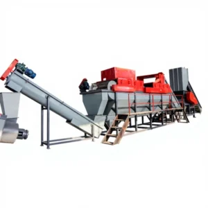 Automatic Plastic Film Recycling Washing Line with High Efficiency Friction Washing and Drying 500KG H Capacity Modular Design