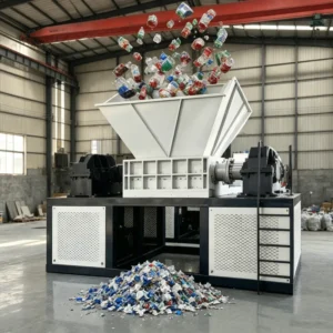 Automatic Plastic Film Shredder Machine for Packaging Woven Bag Agricultural Greenhouse PE Film Waste Recycling Crusher