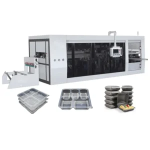Automatic Plastic Food Container Fruit Box Thermoforming Machine for PP PET Material Restaurant Use