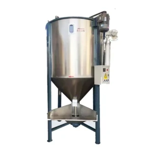 Automatic Plastic Material Particle Screw Mixer Vertical Color Batch Blending Machine