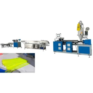 Automatic Plastic Straw Making Machine 1 2 3 Colors Juice PP PLA Straw Extruding Cutting Machine