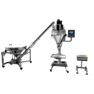 Automatic Powder Screw Feeding Filling Weighing Machine for Precise Powder Packaging