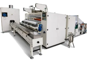Automatic Production Line Accumulator Glue Lamination Toilet Tissue Kitchen Paper Rewinding Machine