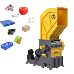Automatic Recycle Plastic Foam Aluminum Can Polymer Crusher PVC Film Shredder Machine