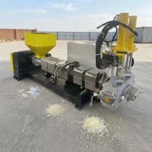 Automatic Recycling Hard Plastic Extruder Single Screw Plastic Pellet Granulator Crushing Material Granulator