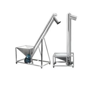 Automatic Screw Granule Powder Feeder Vertical Elevator Stainless Steel Screw Conveyor Feeding Machine