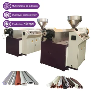 Automatic Single Screw PVC PE PP Plastic Extruder Machine for Medical Hose Wire Sheet Filament Production