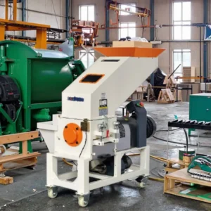 Automatic Single Shaft Plastic Shredder Granulator with 2.2KW Motor for Slow Speed Recycling and Crushing of Plastics