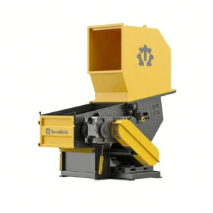 Automatic Single Shaft Shredder High Productivity Engine Gearbox for Plastic Waste Recycling Manufacturing Plant Use Crushes ABS