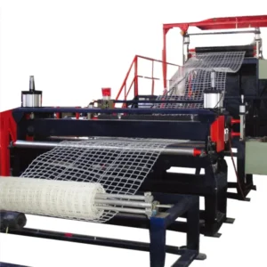 Automatic Single screw Plastic Protective Square Mesh Making Machine PP Fencing Net Production Line