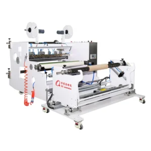 Automatic Smart Slitting Machine With Adjustable Speed Settings Electric Driven Efficient Film Slitter With Plastic Packaging