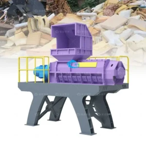 Automatic Spiral Crusher Machine Plastic Films Sofa Cushion Shredding Equipment