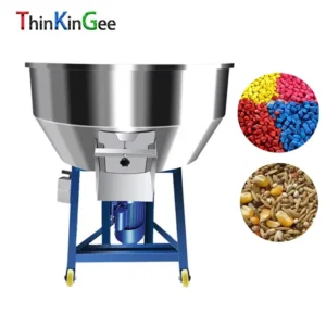 Automatic Stainless Steel Livestock Feed Plastic Pellet Mixer 300kg/h Industrial Vertical Mixer