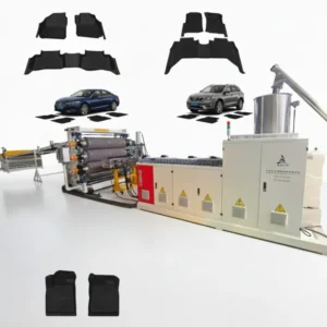 Automatic TPE Car Foot Mat Extrusion Making Machine TPE Car Floor Mat Extrusion Production Line