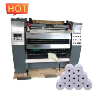 Automatic Thermal Paper Roll Slitting Machine Cash Register Rewinding Manufacturing Making Machine