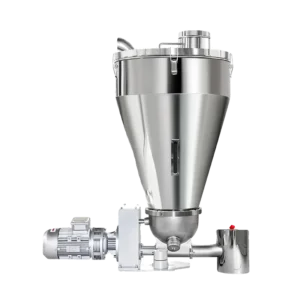 Automatic Twin Screw Feeder for Activated Carbon and Weight Loss Powder Discharge Hopper with Quantitative Scale 220V Motor