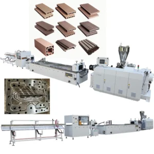 Automatic Twin Screw WPC Plastic Panel Extruder Machine with 37kW Power for Profile Manufacturing