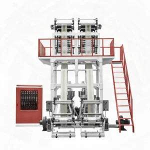 Automatic Twin-winder PE Film Blowing Machine LDPE HDPE LLDPE for Plastic Bags