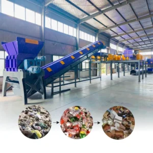 Automatic Urban Household Garbage Recycling Line Domestic Waste Sorting System MSW Separation Plant Solid Waste Machine