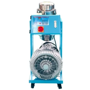 Automatic Vacuum Hopper Feeder Loader Pellets Plastic Resin Conveying Machine 600kg h Inductive Blower 2.2KW