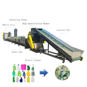 Automatic Vertical Grinding Mill Plastic Washing Machines Recycling and Cleaning Production Line Recycle Washing Line