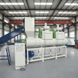 Automatic Waste PET Flakes Wash PET Bottle Plastic Washing Machine Equipment Plant Waste Plastic Recycling Production Line
