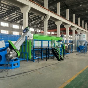 Automatic Waste PP Woven Bags PE Film Plastic Recycling Washing Machines with Hot Washing Tank High Productivity