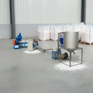 Automatic Waste Plastic Film Waste Plastic Scraps Recycling Pelletizing Line PP PE Material Granulating Machine