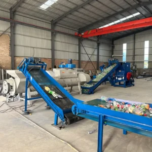 Automatic Waste Plastic HDPE PET Bottle Recycling Washing Line Cleaning Machine
