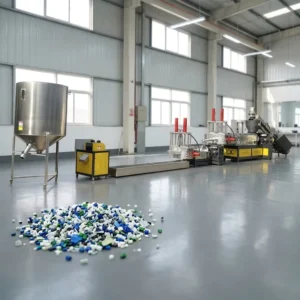 Automatic Waste Plastic Recycling Machine Line Plant Film Plastic Granulator Machine Recycling PP PE Film Plastic Pellet Machine