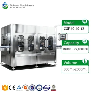 Automatic Water Production Line 20000BPH Bottle Automatic Filling Machine Mineral Water Factory Complete Line