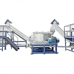 Automatic dewatering machine for recycling PP PE plastic waste with label remover high capacity plastic recycling equipment