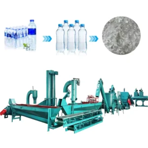 Automobile Parts Waste Plastic Bottle Film Recycling Line High Efficiency 100% Recycling Machine 10000-12000kg/h Capacity