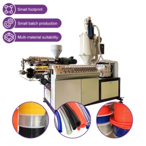 Auxiliary Extruder Machine for Coating SJ35 Plastic PIPE Profile Sheet New Product Filament Granules Wire Screw Pelletizing