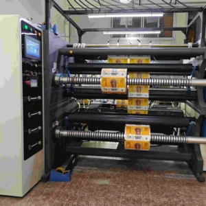 BOPP Opp Cpp Pet LDPE HDPE Polyester Film Aluminum Laminated Foil Rolls Slitting Rewinding Machine for Pouch Bags Manufacturing