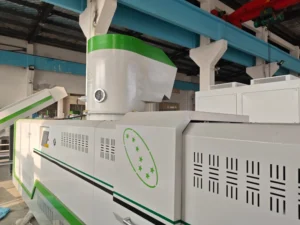 BOPP PE Film PP Woven Bag Recycling Pelletizing Machine with Compactor System Water Ring Cutting